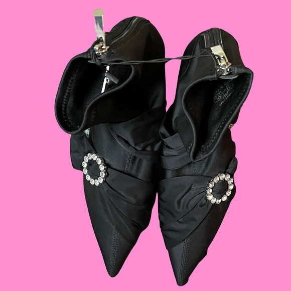 Zara Black Booties - Picture 1 of 7